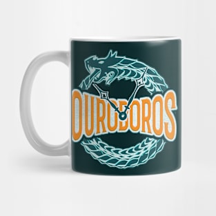 auroboros ancient egyptian symbol snake eating its own tail Mug